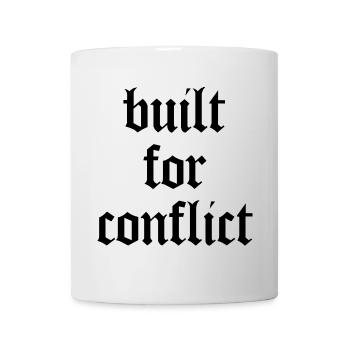 Built for Conflict - Bodybuilding & Gym - Tasse - Weiß - Vorne