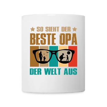 So Sieht Der Beste Opa Der Welt Aus - Tasse - Weiß - Vorne