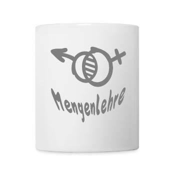 Mengenlehre - Tasse - Weiß - Vorne