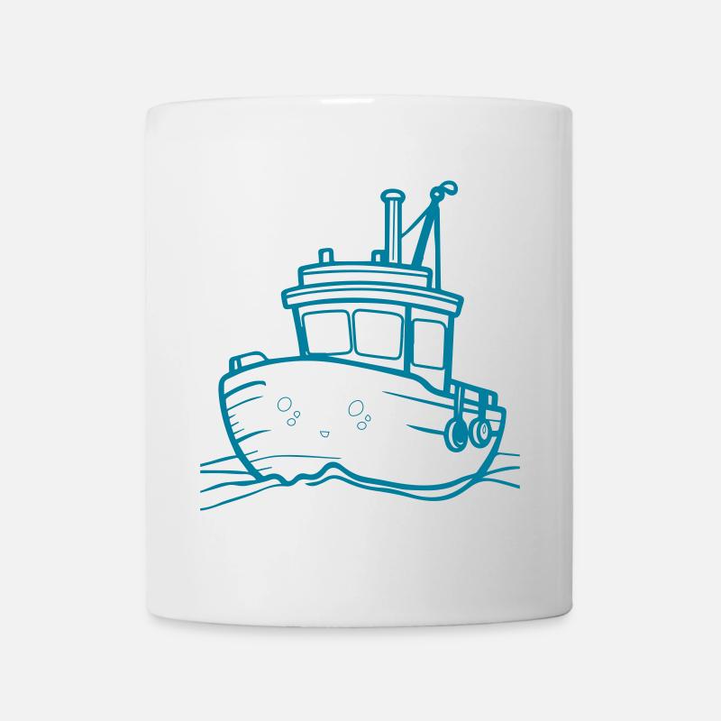 Kutterschiff Nordsee - Tasse - Weiß