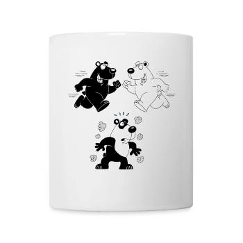 La naissance du panda - Mug blanc - blanc - Devant