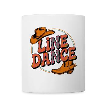 Line Dance mein Hobby - meine Passion - mein Ding - Tasse - Weiß - Vorne