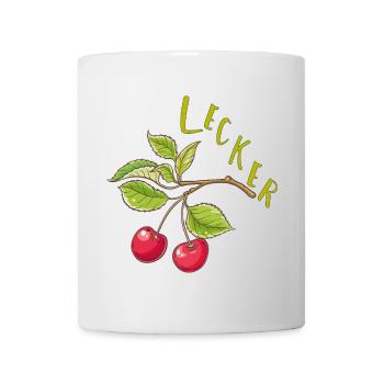 Kirschen  - Tasse - Weiß - Vorne