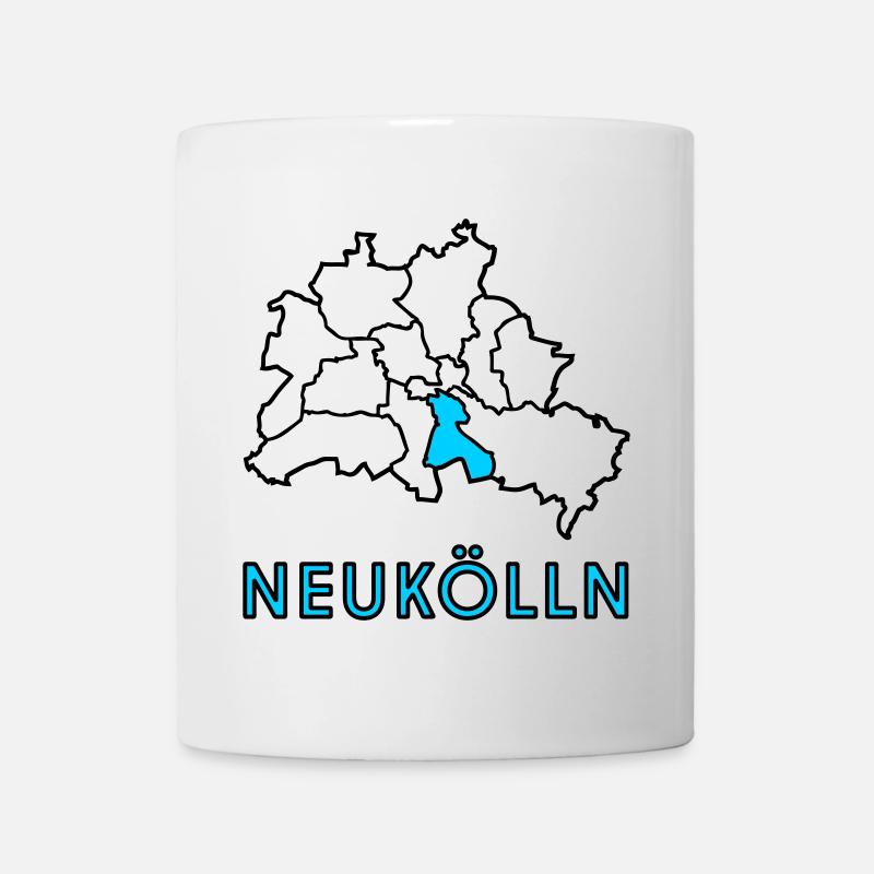 NEUKÖLLN, Stadtteil von Berlin - Tasse - Weiß