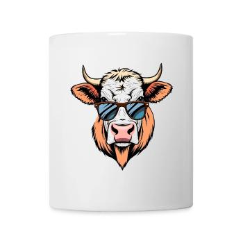 Vache - Mug blanc - blanc - Devant