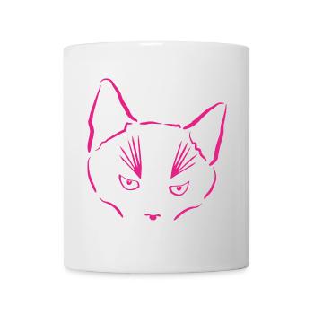 Katze im Fokus - Tasse - Weiß - Vorne
