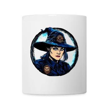 Witches Police / Policewoman Witch - Mug - white - Front