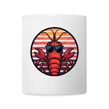 Hummer Krebs Cool Comic - Tasse - Weiß - Vorne