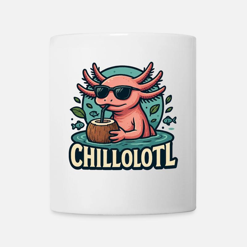 Chillolotl – Einfach mal abtauchen - Tasse - Weiß