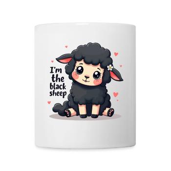 I'm the Black Sheep – und stolz drauf! - Tasse - Weiß - Vorne