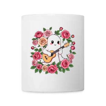 Ghost plays guitar - Mug - white - Front