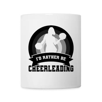 Dicton de pom-pom girl - Mug blanc - blanc - Devant