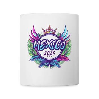 Mexique 2025 Coloré - Mug blanc - blanc - Devant