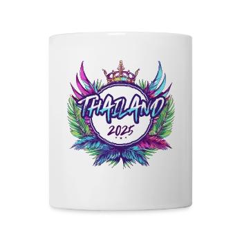 Thailand 2025 Bunt - Tasse - Weiß - Vorne