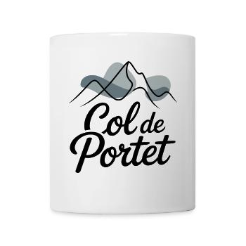 Col de Portet Cycling - Mug - white - Front
