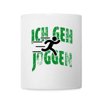 I'm going jogging - Mug - white - Front