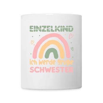Big Sister 2026 Rainbow Sweet Sibling - Mug - white - Front