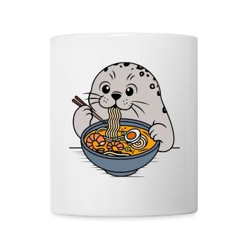 Ramen-Robbe - Tasse - Weiß - Vorne
