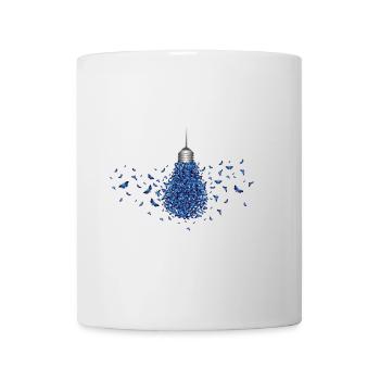 Blue Butterfly - Mug - white - Front