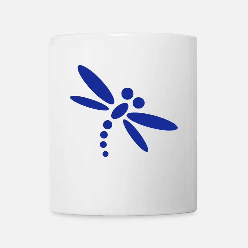 Libelle - Tasse - Weiß