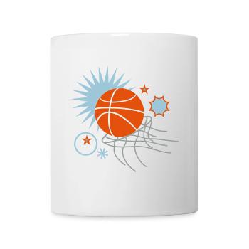 basketball - Tasse - Weiß - Vorne