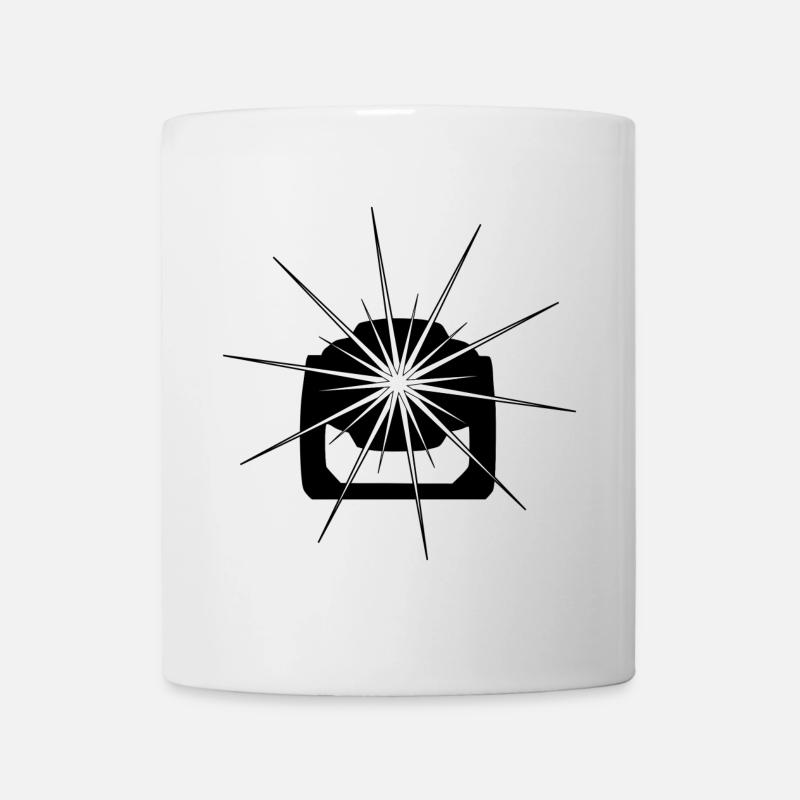 Movinghead in Schwarz - Tasse - Weiß