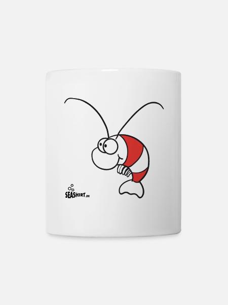 Garnele - Tasse - Weiß