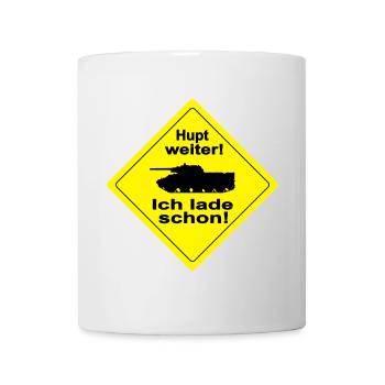 HUPT WEITER - Tasse - Weiß - Vorne