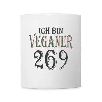 Veganer 269 - Tasse - Weiß - Vorne
