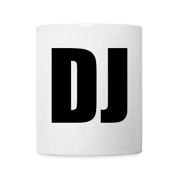 D.J. - Tasse - Weiß - Vorne