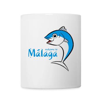 Welcome to Malaga 3 - Tasse - Weiß - Vorne