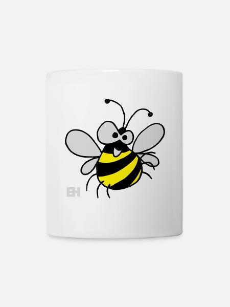 Biene - Tasse - Weiß