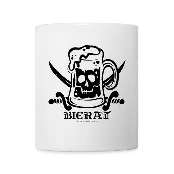Bierat - black - Mug blanc - blanc - Devant