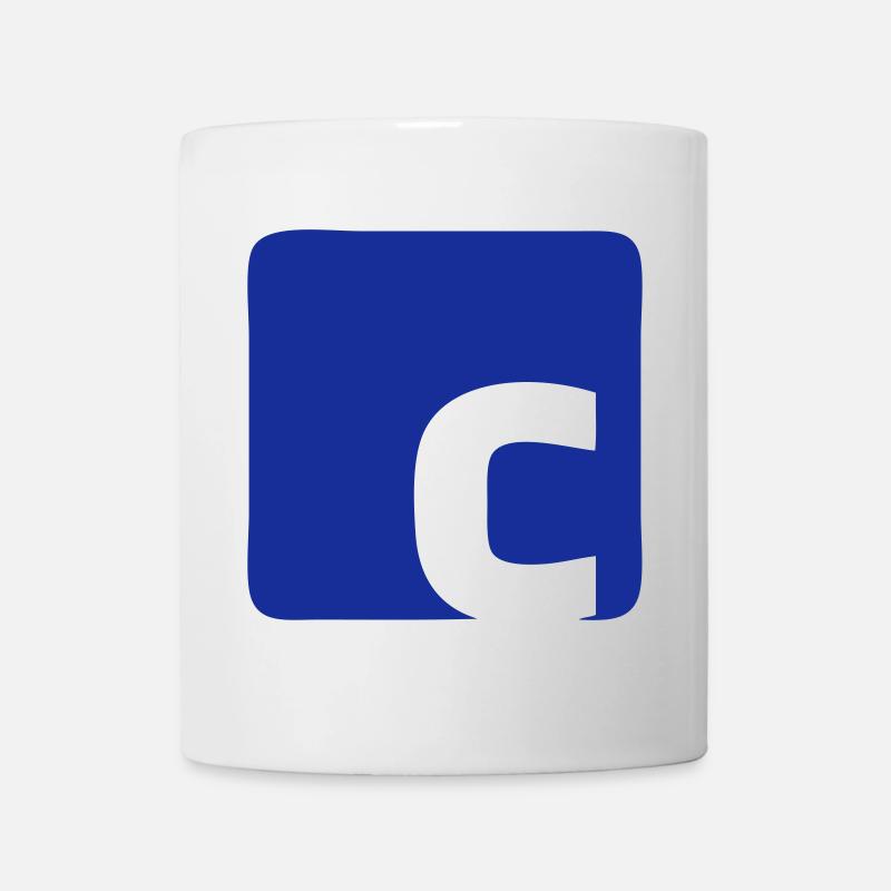 C Logo - Tasse - Weiß
