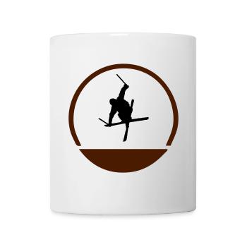 Ski Springer Logo - Tasse - Weiß - Vorne