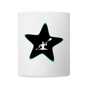 Kayak star - Mug - white - Front