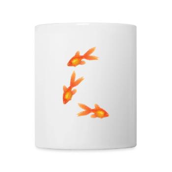 Poissons rouges - Tasse - Weiß - Vorne