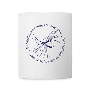 Boson de Higgs - chercheurs qui cherchent - Mug blanc - blanc - Devant