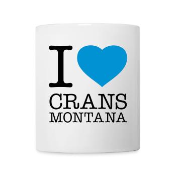 I LOVE CRANS-MONTANA - Tasse - Weiß - Vorne
