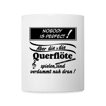 Fanfahrenzug, Spielmannszug,Querflöte...(25) - Tasse - Weiß - Vorne
