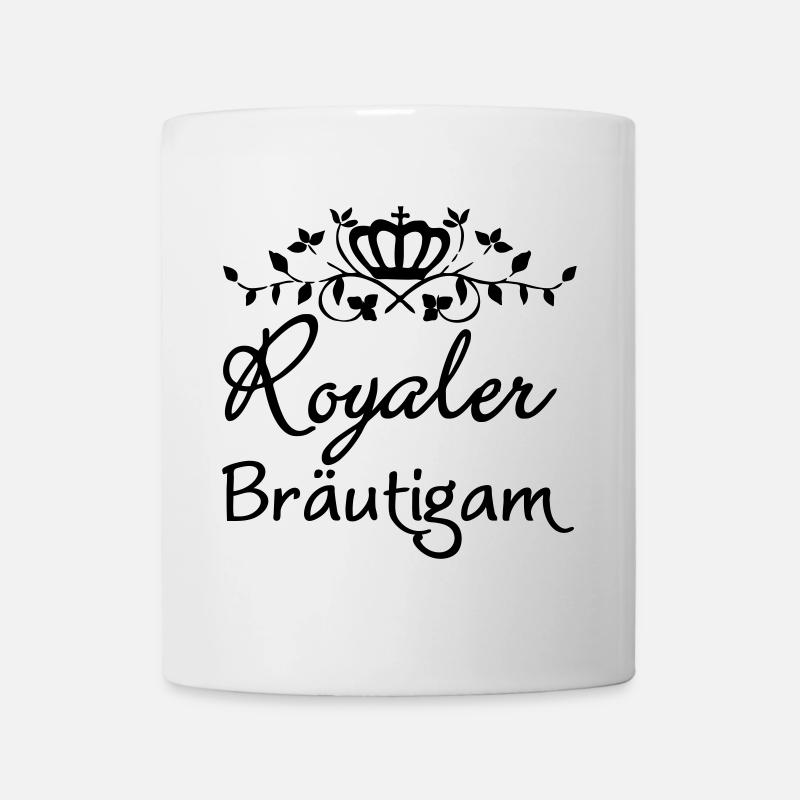 Royaler Bräutigam Geschenk - Tasse - Weiß