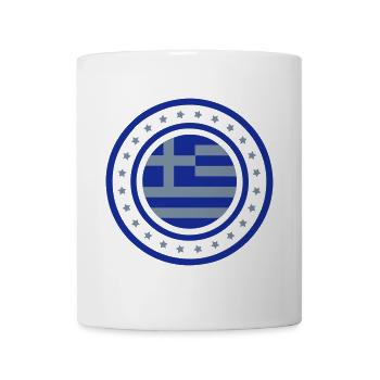 Emblème de la grèce (étoile) - Mug blanc - blanc - Devant