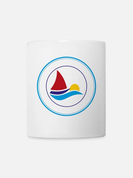 Segelboot - Tasse - Weiß