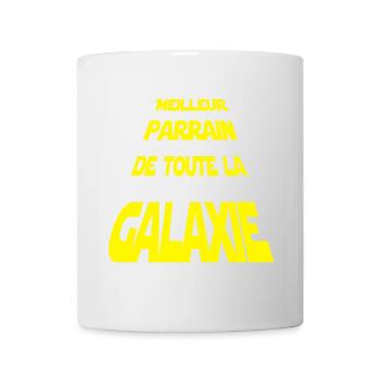 Meilleur Parrain de la galaxie - Mug blanc - blanc - Devant