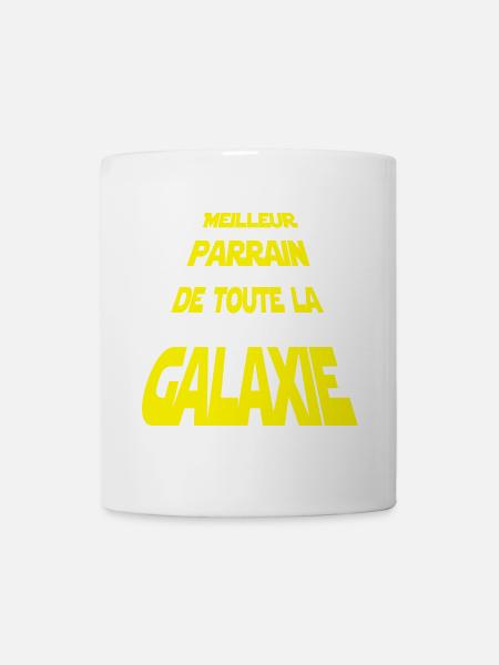 Meilleur Parrain de la galaxie - Mug blanc - blanc