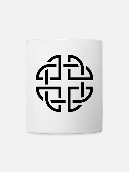 Celtic Knot - Tasse - Weiß