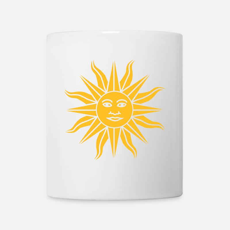 Sun Face - Mug - white