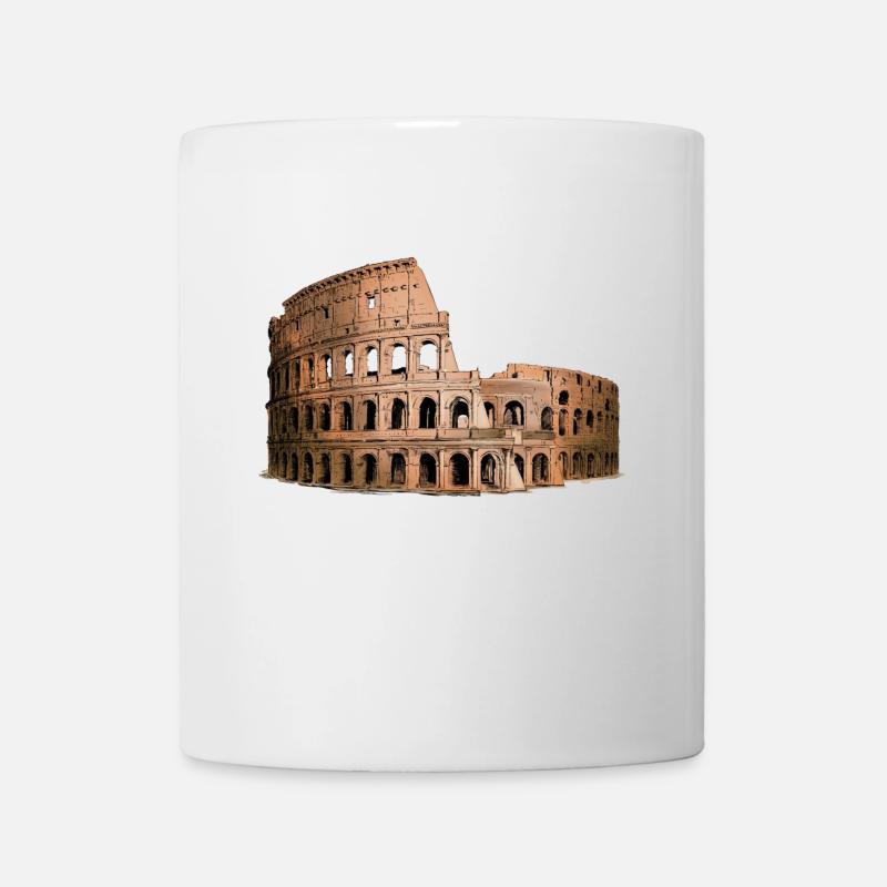 Kolosseum - Tasse - Weiß