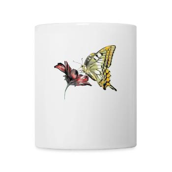 Butterfly - Mug blanc - blanc - Devant