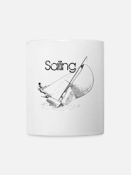 sailing - Mug - white